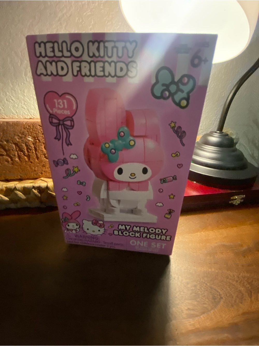 Hello Kitty and Friends My Melody Block Figure - Pink